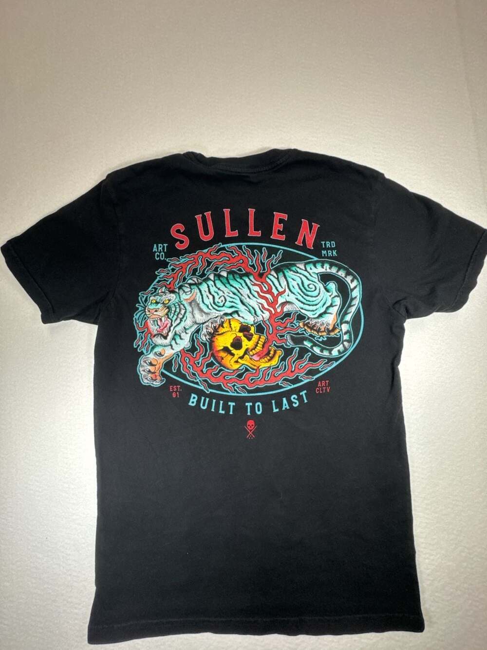 Sullen Art Collective 'Jade Tiger' Premium Artist Series Graphic T-Shirt